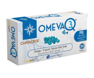 OMEVAQ-3 30 Soft Jel - PQQ ve Omega 3 İçerir